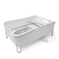 Escorredor 49,5cm Para 12 Pratos Deluxe Branco
